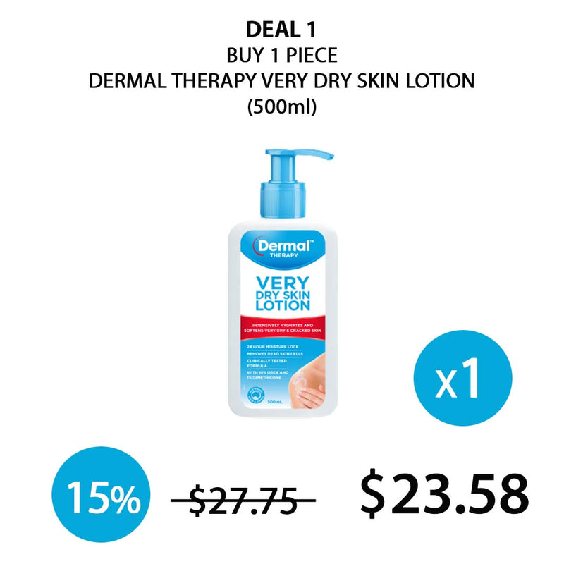 [DERMAL THERAPY] Very Dry Skin Lotion 500ml