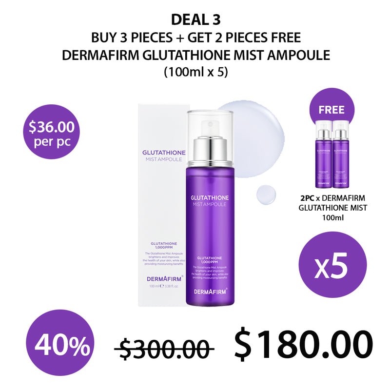 Dermafirm Glutathione Mist Ampoule Brightening & Hydration Boost COCOMO Dermafirm Glutathione Mist Ampoule Brightening & Hydration Boost COCOMO