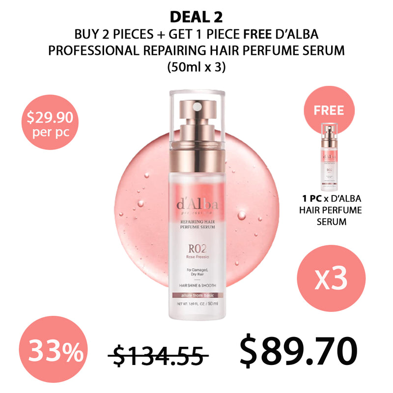 [D'Alba] Professional Repairing Hair Perfume Serum 50ml