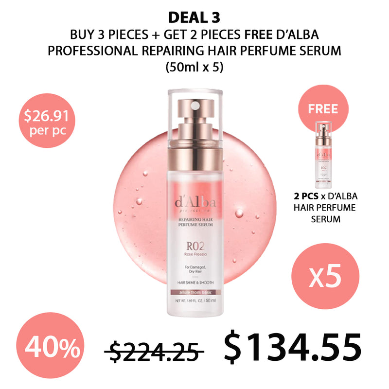 [D'Alba] Professional Repairing Hair Perfume Serum 50ml