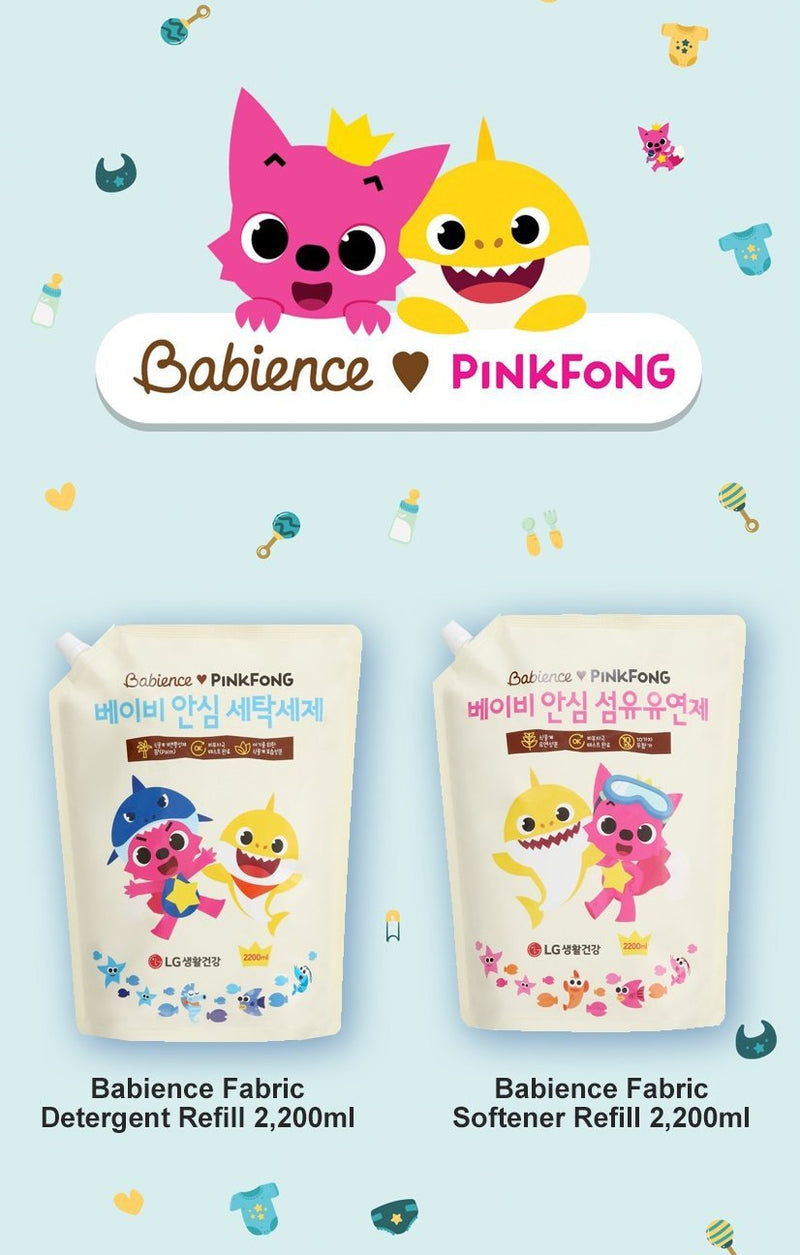 [Babience] Pinkfong Safe Laundry Detergent Refill 2200ml - COCOMO