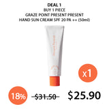 [GRAZE POINT]  Present Present Hand Sun Cream SPF 20 PA++ 50ml