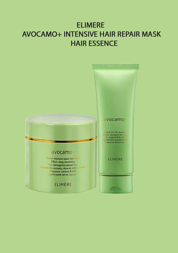 [ELIMERE] Avocamo+ Intensive Hair Repair Mask + Hair Essence 120ml