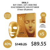 [ID.AZ] Dermastic Gold Fit Mask 25g (1 Box = 4 Masks) - COCOMO