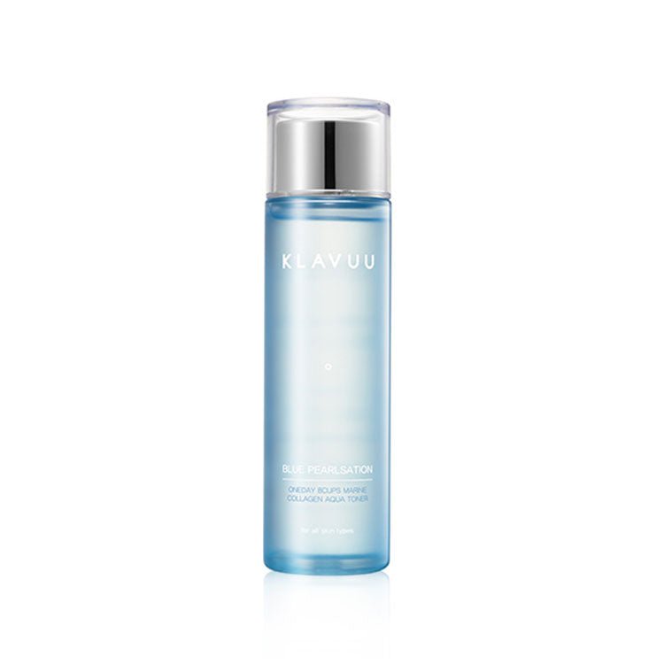 [KLAVUU] Blue Pearlsation One Day 8 cups Marine Collagen Aqua Toner 140ml - COCOMO