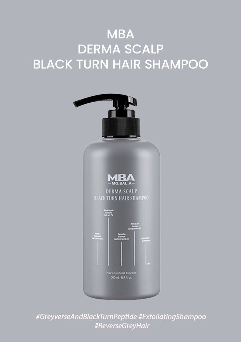 [MBA] Derma Scalp Black Turn Hair Shampoo 500ml