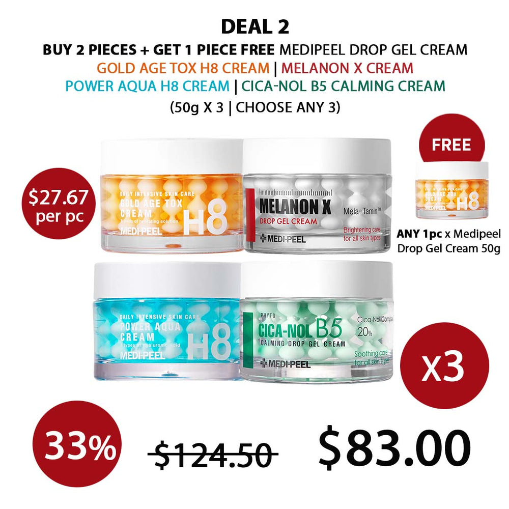 MEDIPEEL Drop Capsule Gel Creams 50g – Multi-Option Treatment Gel