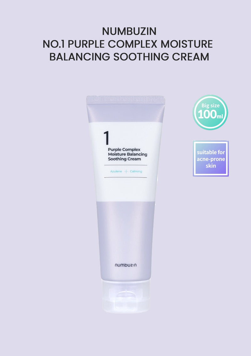 [NUMBUZIN] No.1 Purple Complex Moisture Balancing Soothing Cream 100ml