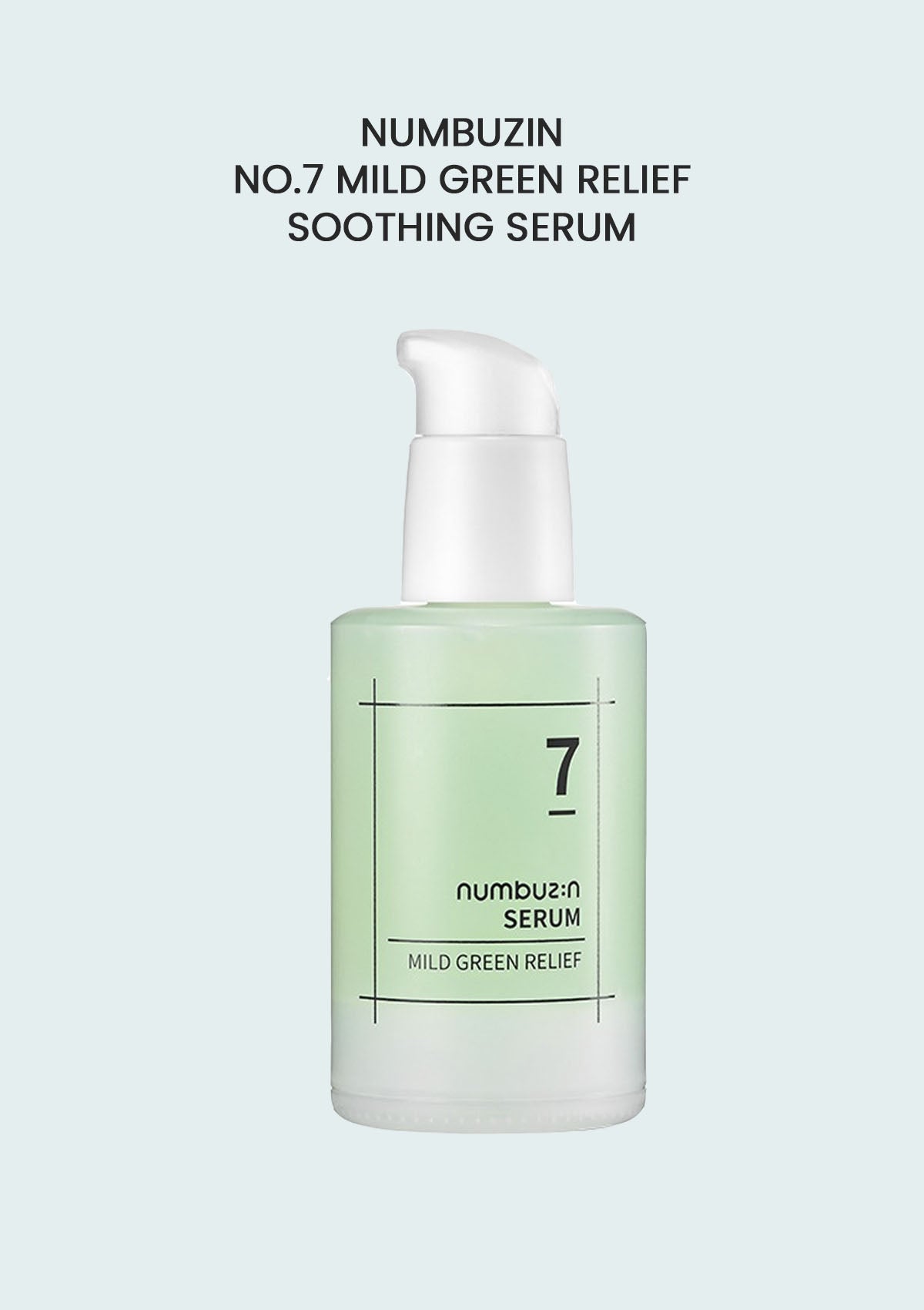 CLEARANCE SALE - [NUMBUZIN] No.7 Mild Green Soothing Serum 50ml