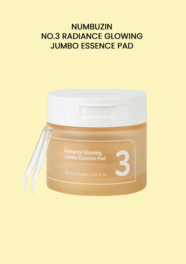 [NUMBUZIN] No.3 Radiance Glowing Jumbo Essence Pad 150ml / 70 Pads - COCOMO