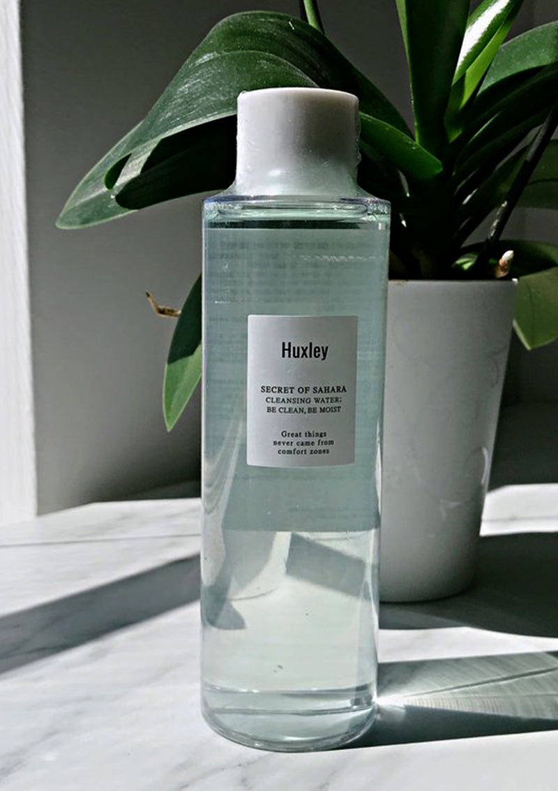 [HUXLEY] Secret of Sahara Be Clean, Be Moist Cleansing Water 200ml - COCOMO