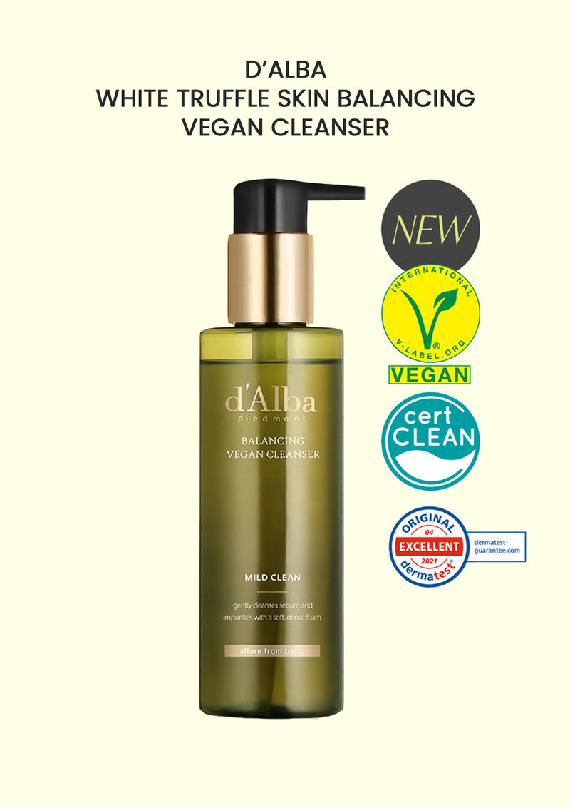 [D'ALBA] White Truffle Mild Skin Balancing Vegan Cleanser 200ml