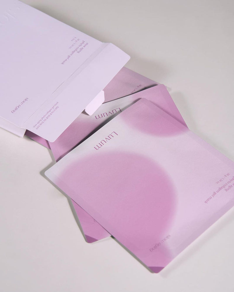 [LUVUM] Real CalmingPair Cica Gel Mask | Slow Aging Phyto Collagen Gel Mask | Afterglow Yuja Gel Mask