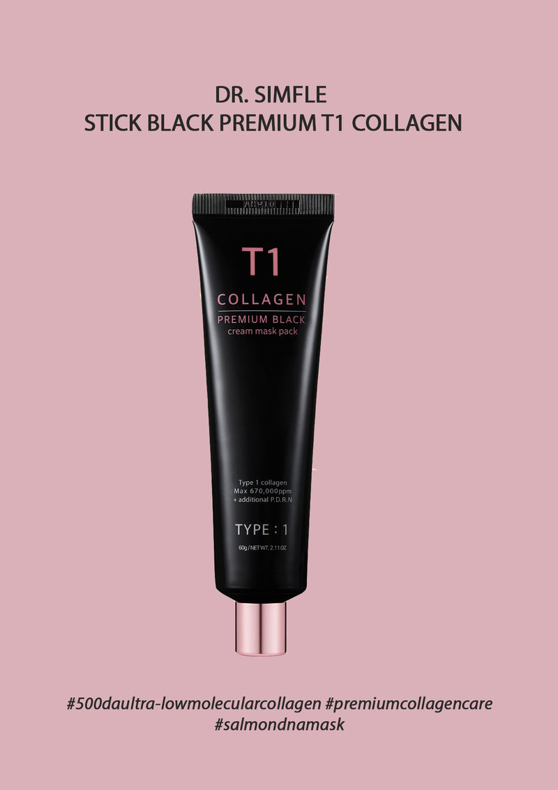 [DR. SIMFLE] Stick Black Premium T1 Collagen 100 Mask 60ml