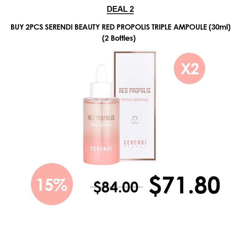 [SERENDI BEAUTY] Red Propolis Triple Ampoule 30ml - COCOMO