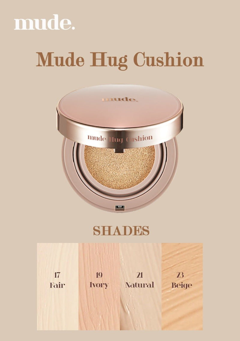 [Mude] Hug Cushion SPF50+ PA+++ (in 4 shades) 15g - COCOMO