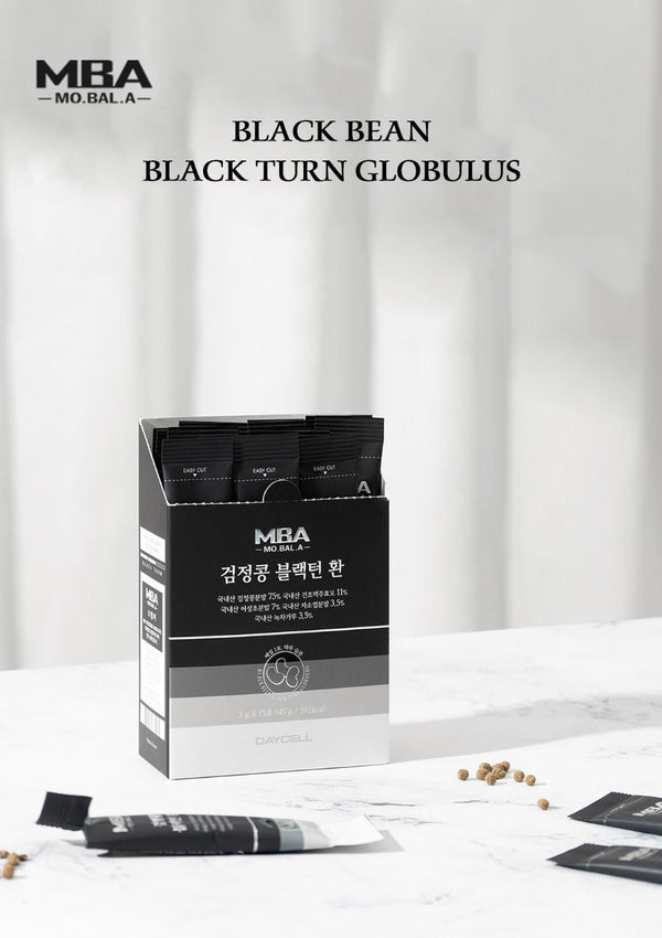 [MBA] Black Bean Black Turn Globulus 3g x 15 Sticks - COCOMO