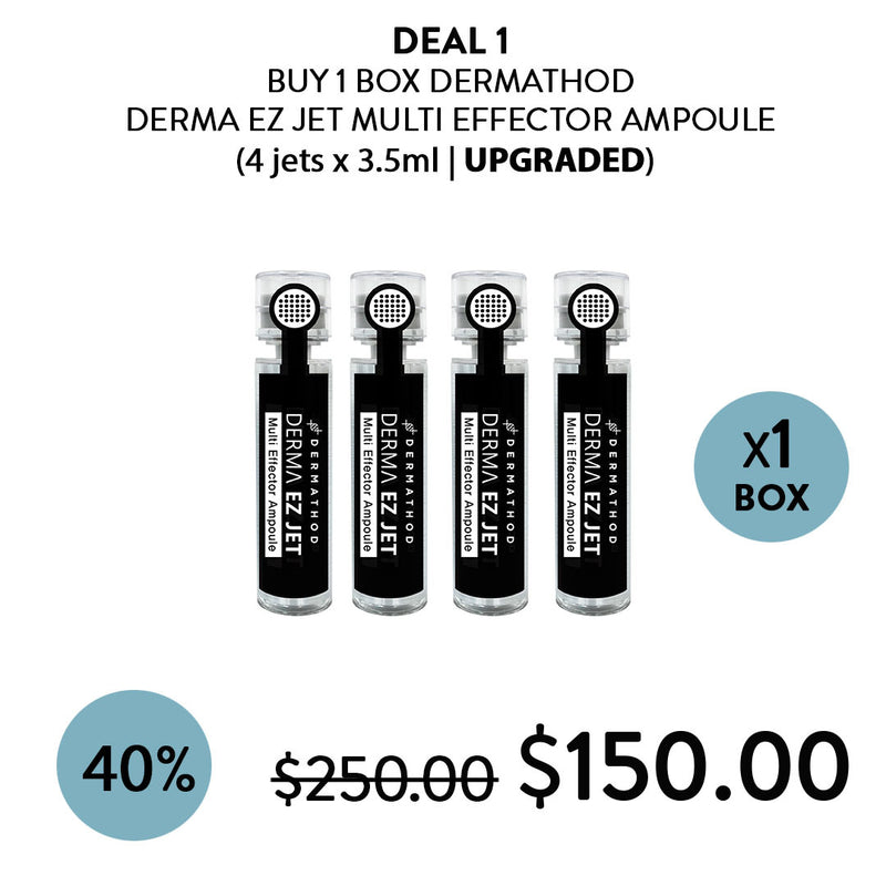 [DERMATHOD - UPGRADED VERSION] Derma Ez Jet Multi Effector Ampoule 3.5ml x 4 Jets - COCOMO