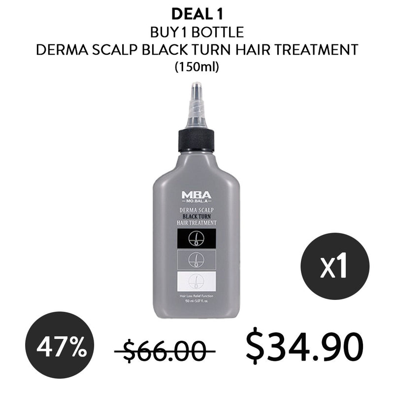 [MBA] Derma Scalp Black Turn Hair Treatment Tonic 150ml - COCOMO