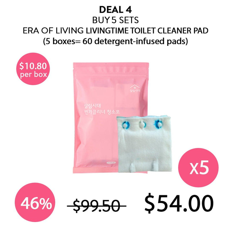 [ERA OF LIVING] Livingtime Toilet Cleaner Pad - COCOMO