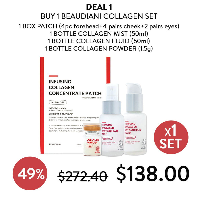 [BEAUDIANI] Infusing Collagen Concentrate Set of 4 - COCOMO