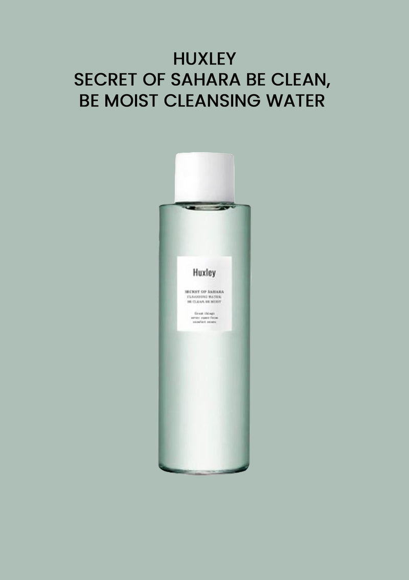 [HUXLEY] Secret of Sahara Be Clean, Be Moist Cleansing Water 200ml