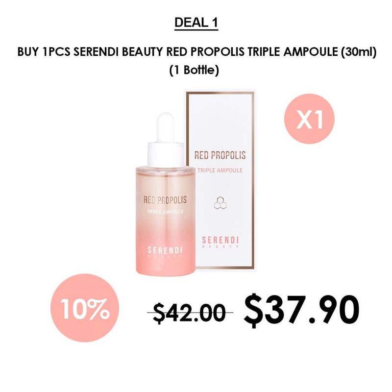 [SERENDI BEAUTY] Red Propolis Triple Ampoule 30ml - COCOMO