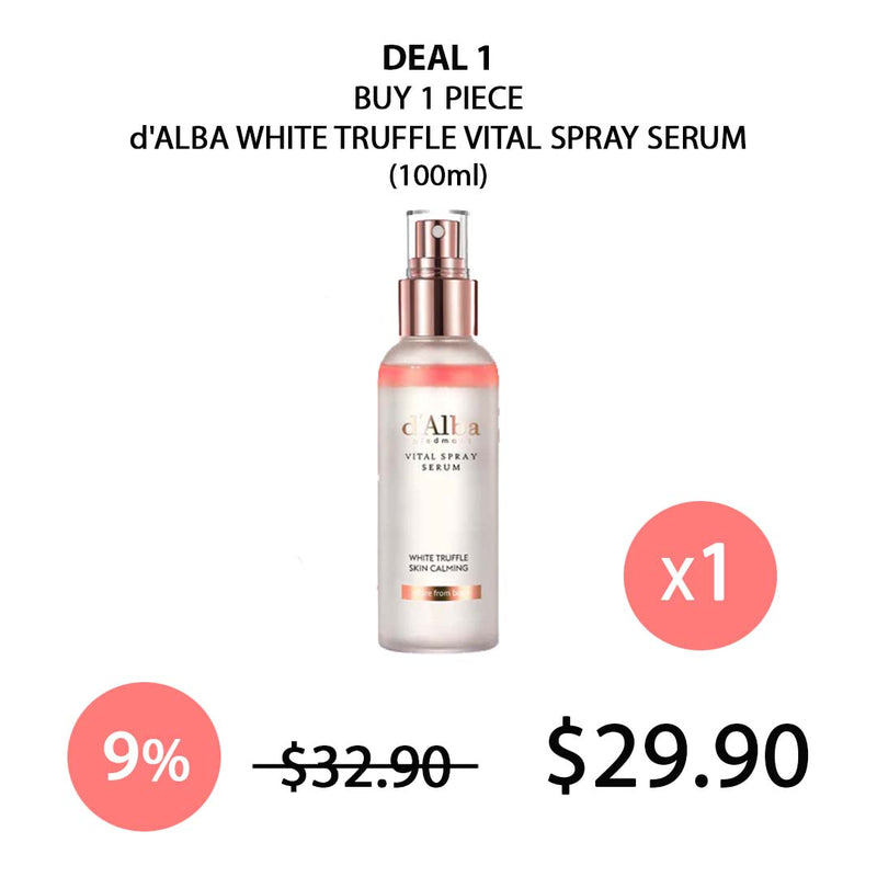 [D'ALBA] Piedmont White Truffle Vital Spray Serum 100ml