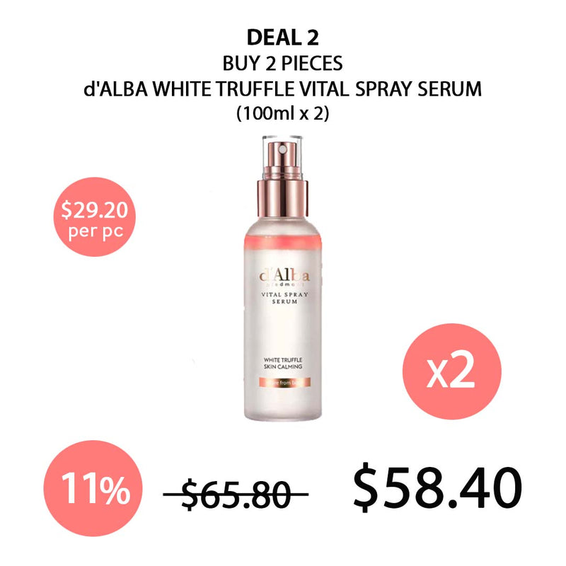 [D'ALBA] Piedmont White Truffle Vital Spray Serum 100ml