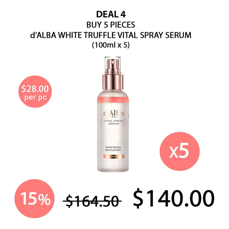 [D'ALBA] Piedmont White Truffle Vital Spray Serum 100ml