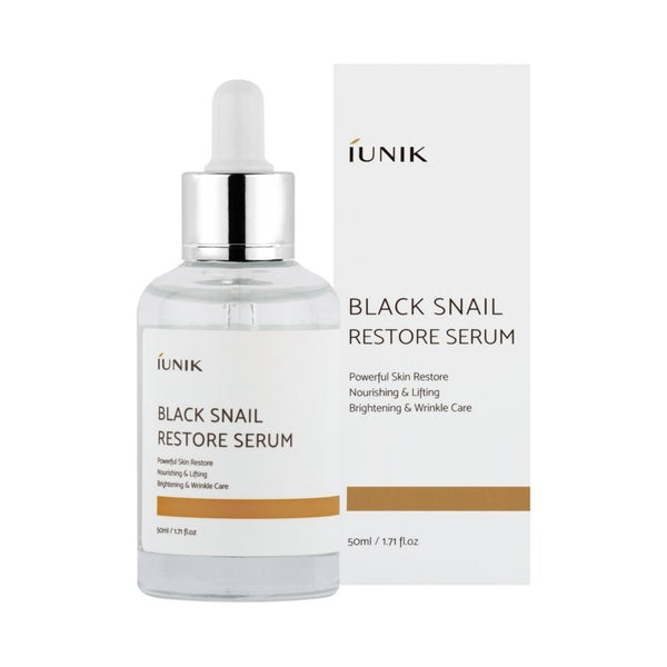 [iUNIK] Black Snail Restore Serum, 1.71 fl oz (50 ml) - COCOMO