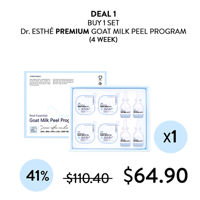 [DR.ESTHÉ RX] Premium Goat Milk Peel Program - COCOMO