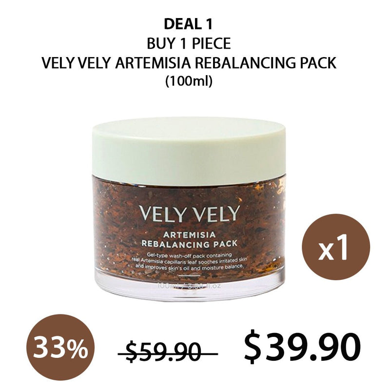 [VELY VELY] Artemisia Rebalancing Pack 100ml - COCOMO