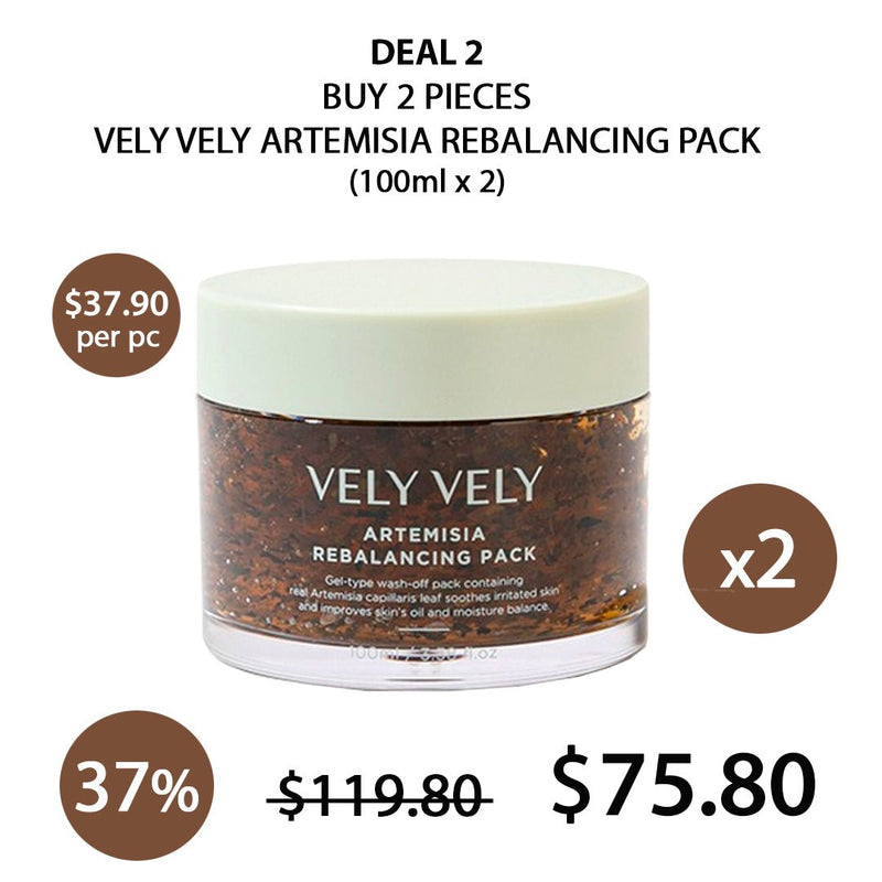 [VELY VELY] Artemisia Rebalancing Pack 100ml - COCOMO