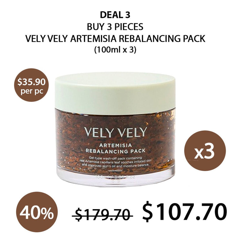 [VELY VELY] Artemisia Rebalancing Pack 100ml - COCOMO