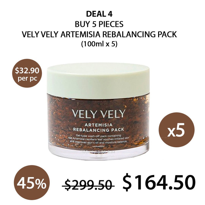 [VELY VELY] Artemisia Rebalancing Pack 100ml - COCOMO