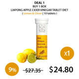 [LIAPONG] Apple Cider Vinegar Tablets 41g (4100mg x 10 tablets) - COCOMO