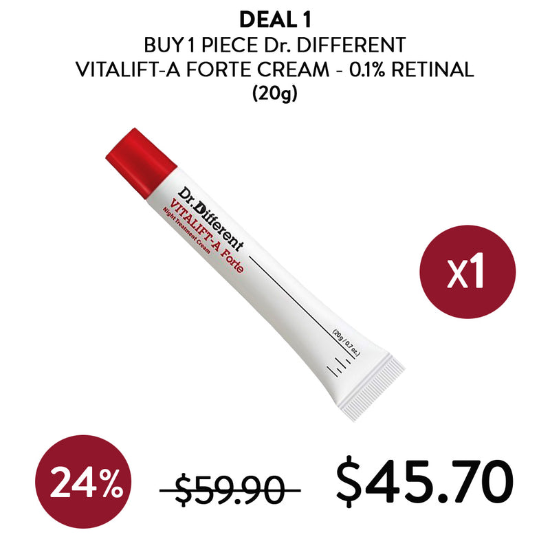 [DR. DIFFERENT] Vitalift-A Forte Night Treatment Cream 20g