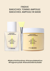 [FINDIVE] Bakuchiol Toning Ampoule (30ml) | Bakuchiol Ampoule In Mask (200ml) - COCOMO