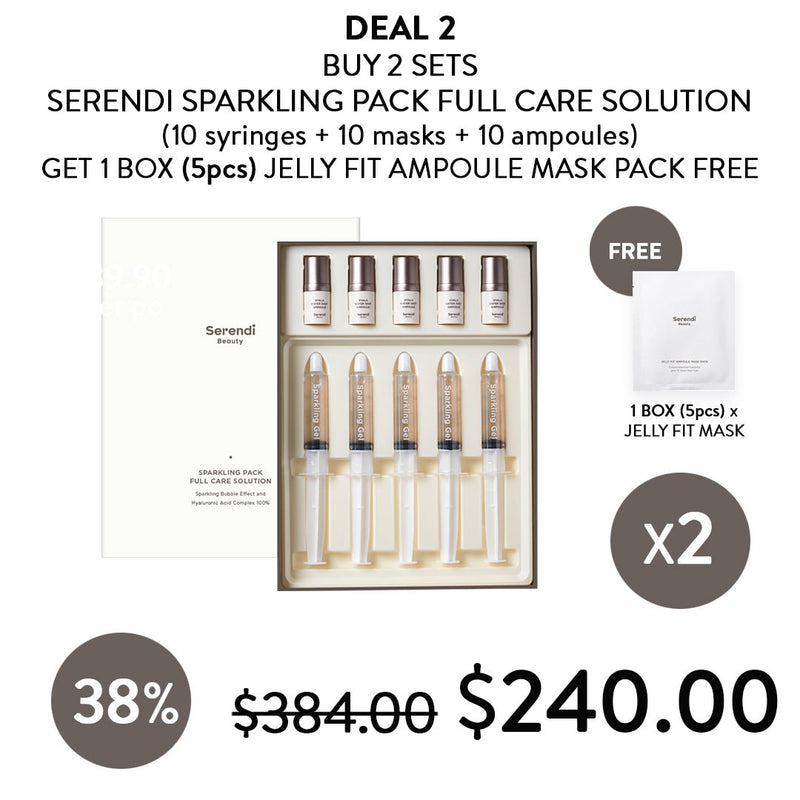 [SERENDI BEAUTY] Sparkling Pack Full Care Solution - COCOMO