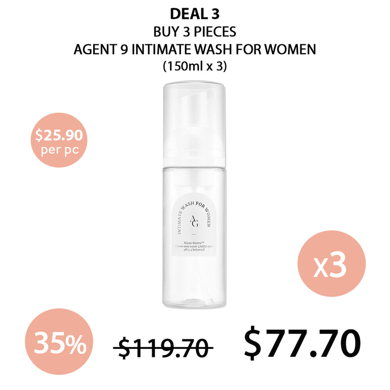 [AGENT 9] Intimate Wash for Women 150ml