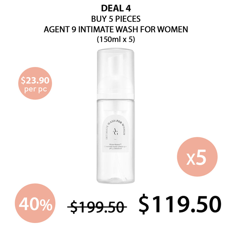 [AGENT 9] Intimate Wash for Women 150ml