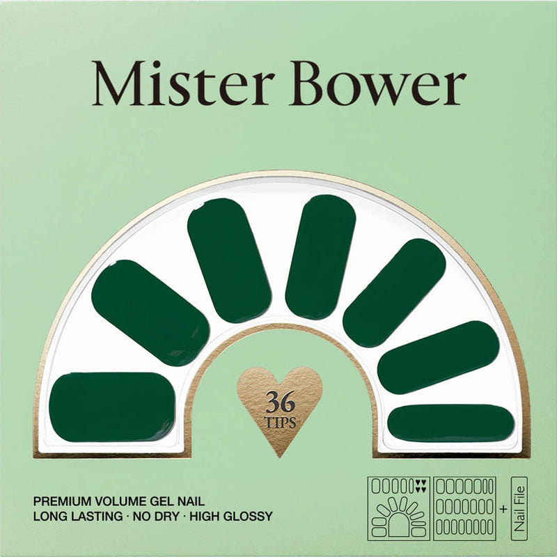 [Mister Bower] Volume Gel Nail – Moss Green - COCOMO