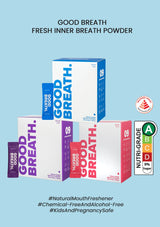 [GOOD BREATH] Fresh Inner Breath Powder (1 Box = 0.8g x 30 Sticks)