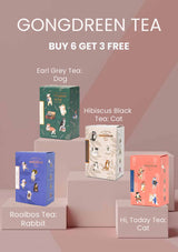 [GONGDREEN] (BUY 6 + 3 BOXES FREE) GONGDREEN TEA IN CAT DOG RABBIT - COCOMO