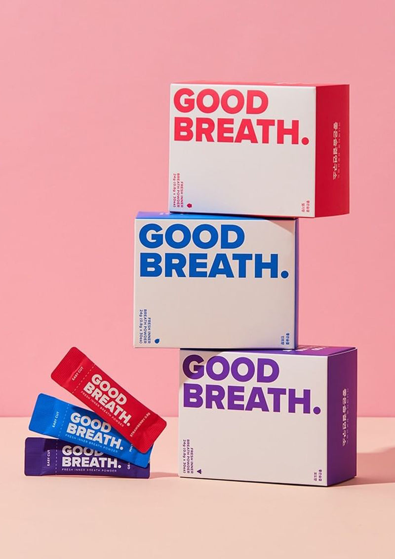 [GOOD BREATH] Fresh Inner Breath Powder (1 Box = 0.8g x 30 Sticks)