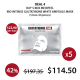 [MEDIPEEL] Bio-Intense Glutathione Whitening Ampoule Mask (1 Box = 30ml X 10 Masks)