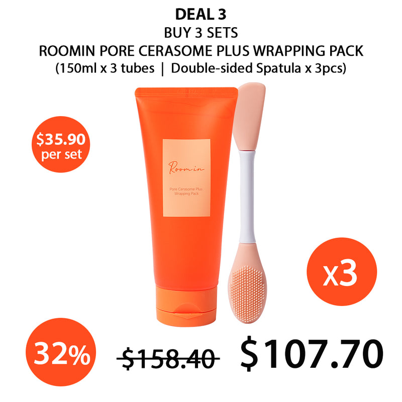 [ROOMIN] Pore cerasome Plus Wrapping Pack 150ml