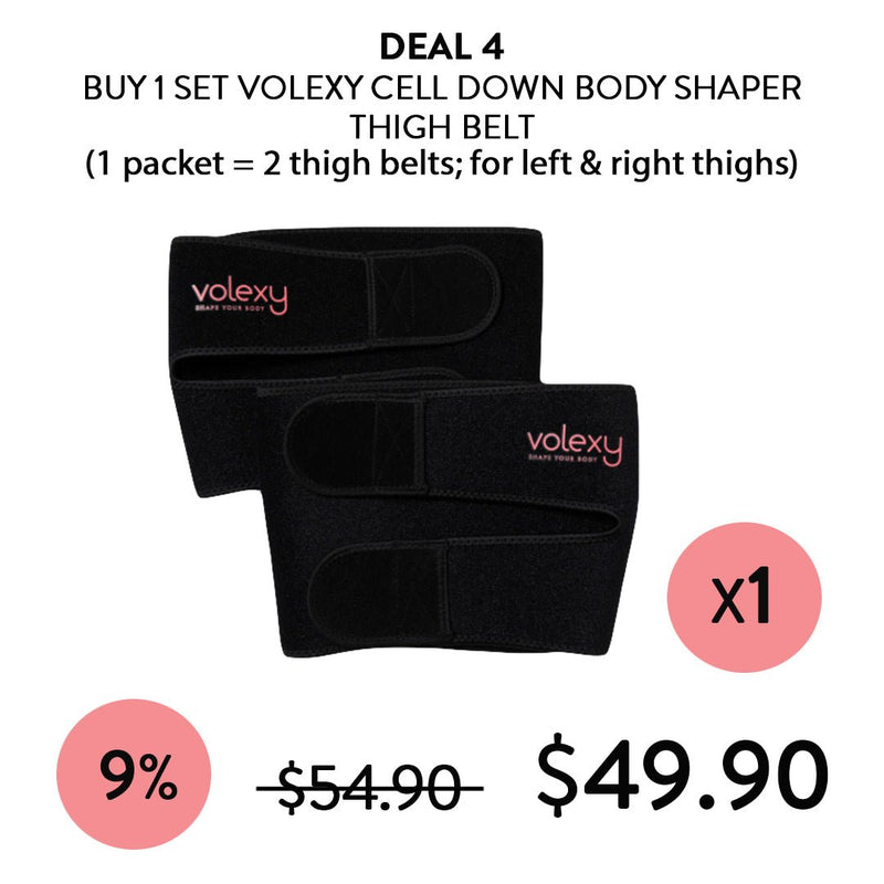 [VOLEXY] Cell Down Body Shaper Waist / Arm / Thigh Belts - COCOMO