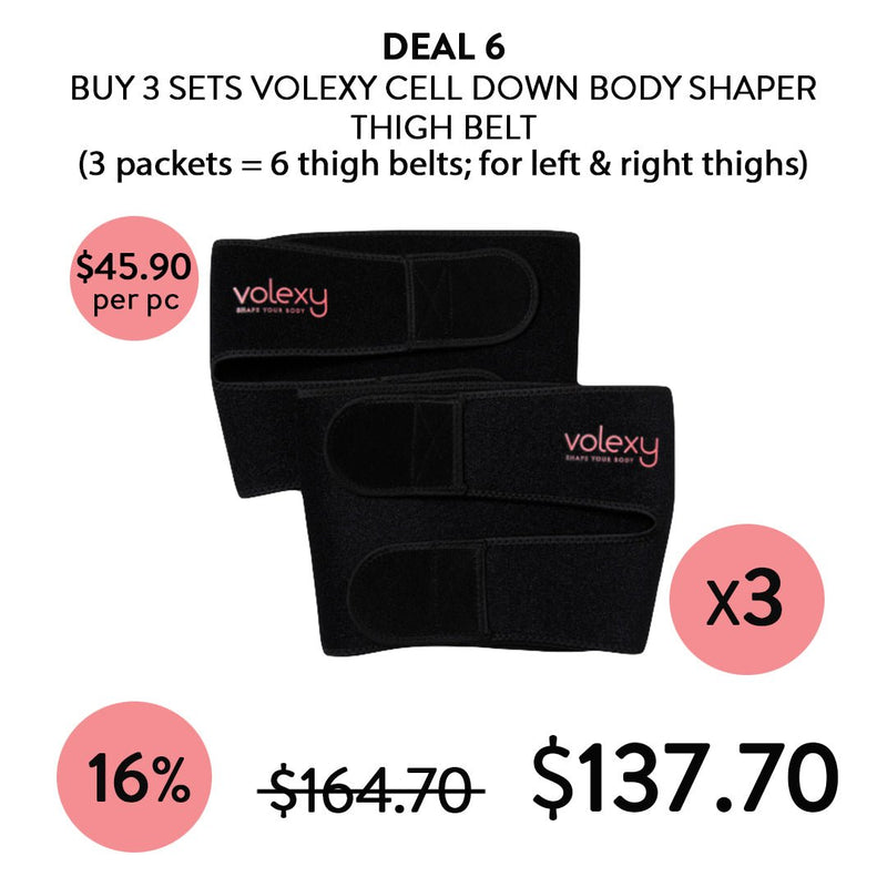 [VOLEXY] Cell Down Body Shaper Waist / Arm / Thigh Belts - COCOMO